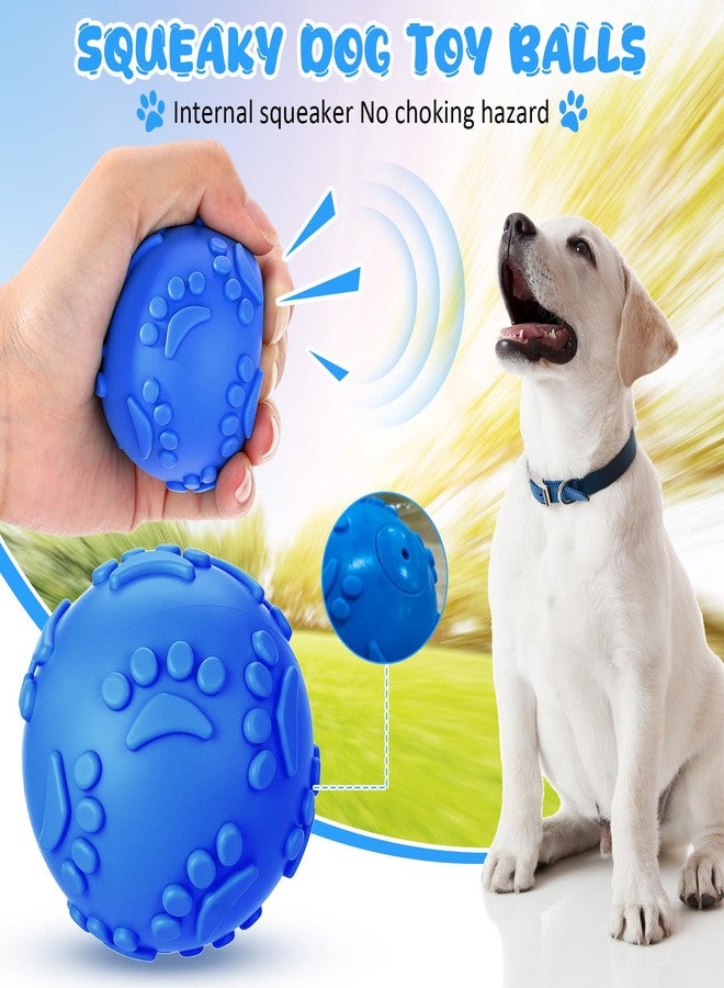 Motionchic 24 Pcs Dog Squeaky Balls Bulk Rubber Squeaky Dog Toys Puppy Balls for Small Medium Pet Interactive Puppy Chew Toys Beach Outdoor, Footprint Shape - Image 3